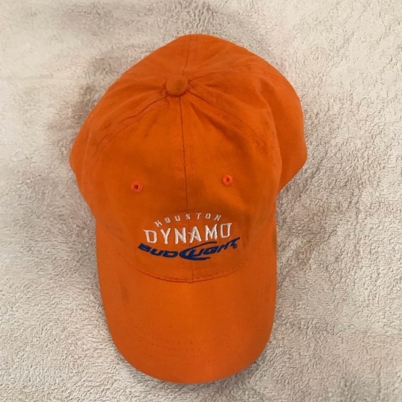 Anheuser-Busch Houston Dynamo Adjustable Orange Soccer Cap - Picture 5 of 15